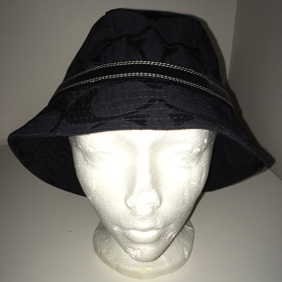 Coach Signature Fedora Hat Women Size M/L New NWT - Picture 2 of 9